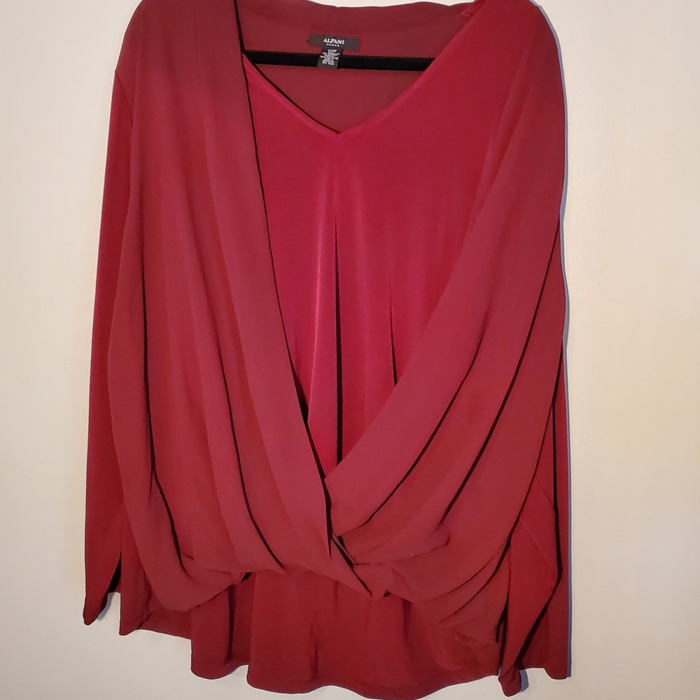 Burgundy Blouse